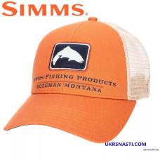 Кепка Simms Trout Icon Trucker Orange